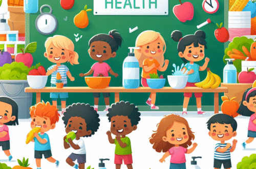 Poster Edukasi: Tips Hidup Sehat untuk Anak SD