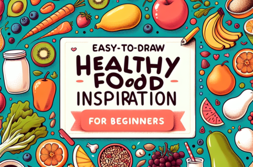 Inspirasi Poster Makanan Sehat yang Mudah Digambar untuk Pemula